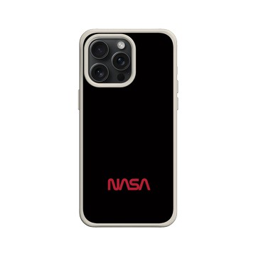 iPhone 15 Pro Max SolidX 貝殼灰 - NASA - The Worm (Black)