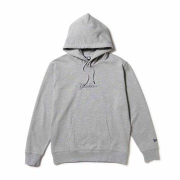 NEW ERA 男女 連帽上衣 日版 紐約洋基 麻灰 NE14735038