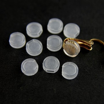 【SK飾品】耳夾防痛墊片 防痛軟墊 矽膠墊片【83004】防痛 透明墊片 軟墊
