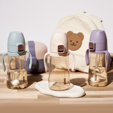 【MOTHER-K】精粹極簡PPSU彈蓋即飲吸管杯300ml｜新生禮、彌月禮、滿月禮