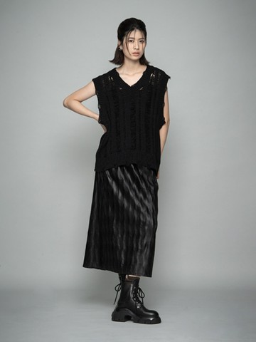 流光黑曜長裙(J043LE201CA) - JUJURY COLLECTION