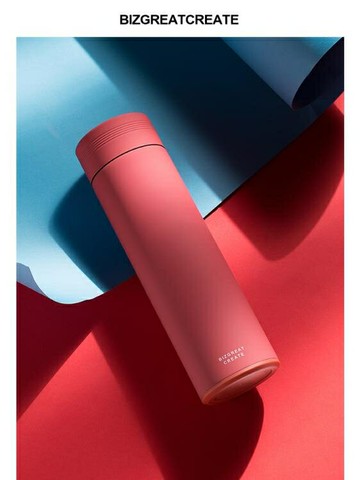 精選好品~BIZ保溫杯男女學生韓版清新文藝便攜創意刻字潮流品牌水杯子定制 雙11全館免運