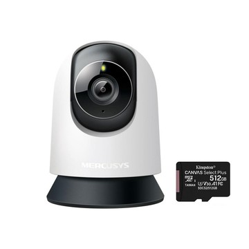 Mercusys -含金士頓512GB-MC200 1080p WiFi監視器 可旋轉攝影機