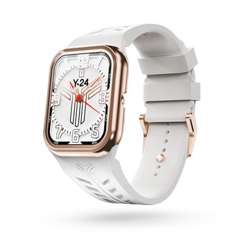 【Y24】Quartz Watch 45mm 石英錶芯 無錶殼 手錶 QW-45-RG-WH 玫瑰金錶框/白錶帶