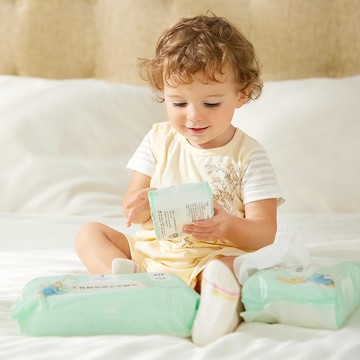 奇哥 - 比得兔純水柔濕巾-20抽 24入