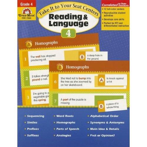 Reading  Language  Grade (Take It to Your Seat)