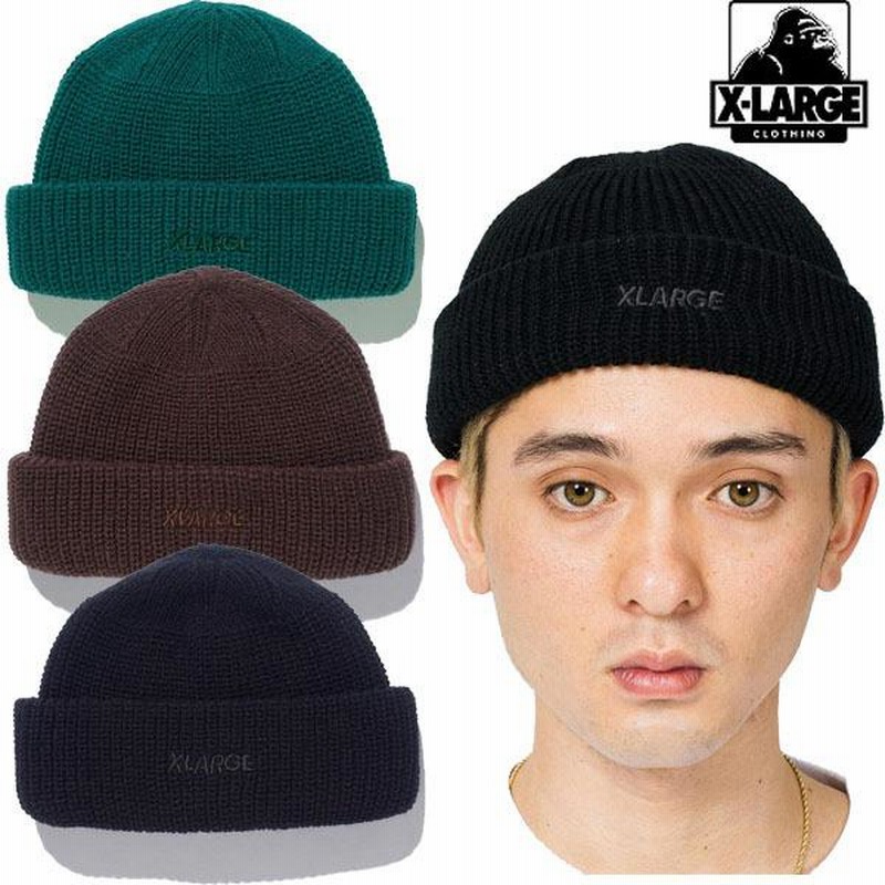 エクストララージ XLARGE LOGO SHORT LENGTH BEANIE ロゴ ショート