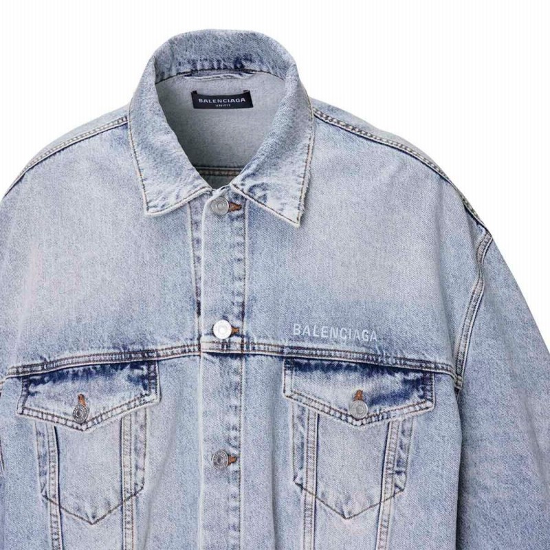 バレンシアガ BALENCIAGA デニムジャケット ブルー メンズ