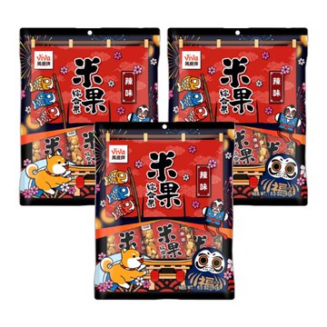 【萬歲牌】米果綜合果辣味(20gx9包)-3袋入