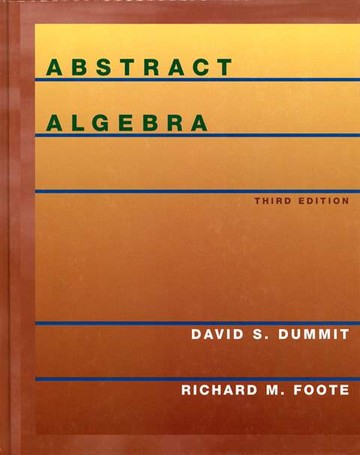 ABSTRACT ALGEBRA (3版) DUMMIT 2004 John Wiley