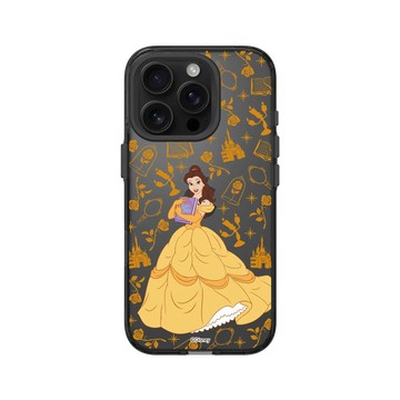 iPhone 16 Pro Clear (相機按鈕) 酷墨灰 - 迪士尼-公主系列 Disney Princess - 迪士尼公主 - 貝兒
