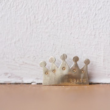 BRASS 皇冠 crown 迷你胸針