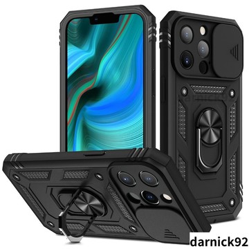 物理推窗 軍工級防摔殼 鎧甲磁吸殼 一體支架 保護殼 適用 IPhone 14 13 11 12 Pro Max 手機殼