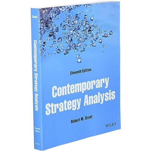 Contemporary Strategy Analysis