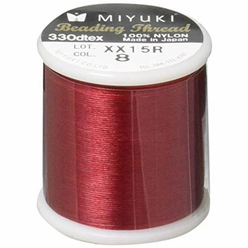 絶妙なデザイン MIYUKI ビーズステッチ糸 #40 ゴールド 50m巻 K4570 ビーズ、アクセサリー道具、材料
