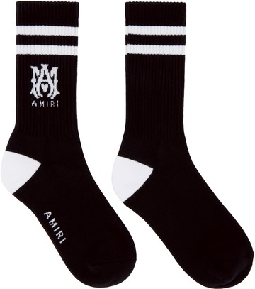 AMIRI 黑色 MA Core Logo 中筒袜