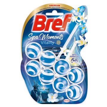 【Bref】懸掛式馬桶球清潔球-SPA精油系列-麝香薄荷 50gx2
