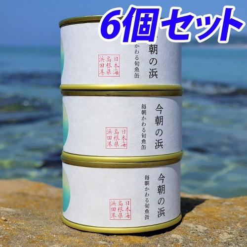 今朝の浜 3缶×2セット 『魚種おまかせ』
