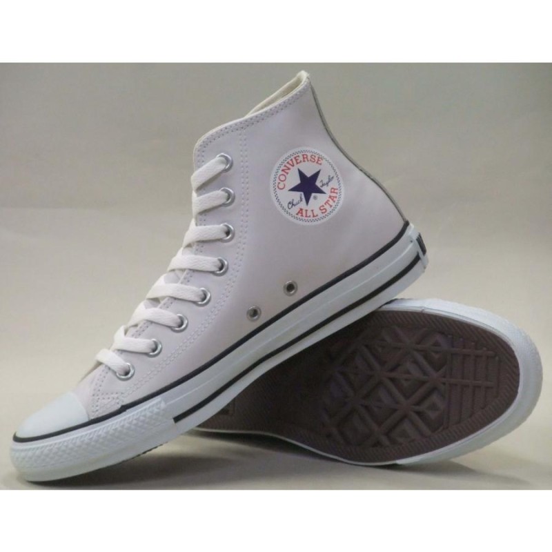 CONVERSE LEATHER ALL STAR HI WHITE メンズ ハイカット コンバース