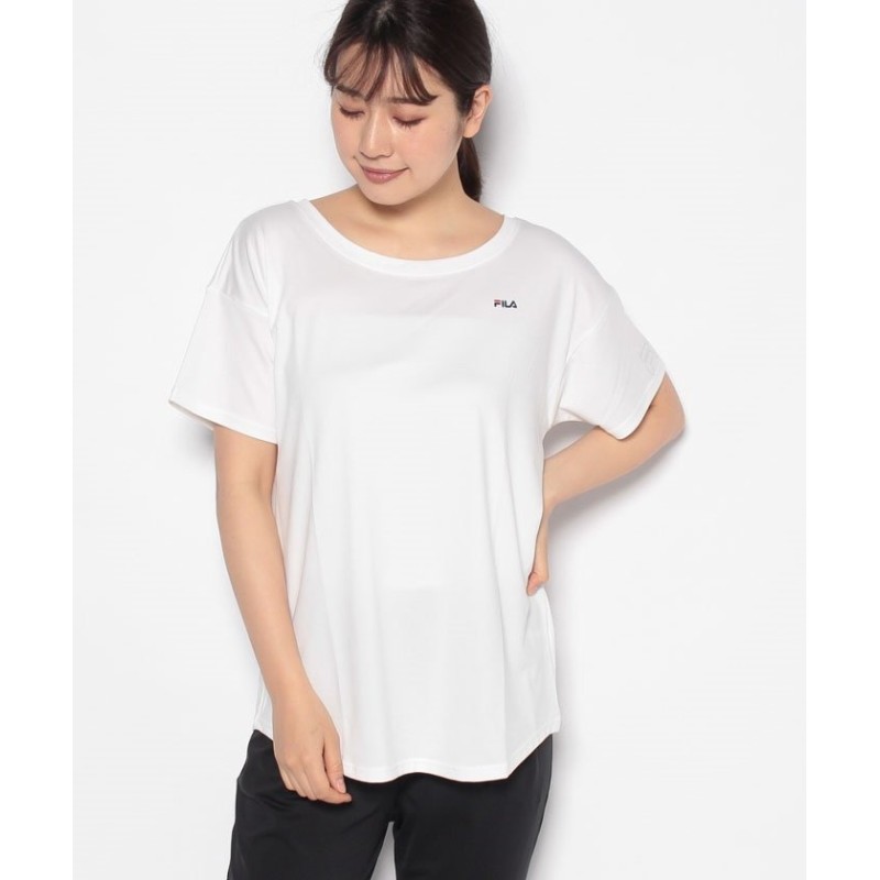 フィラ】 水陸単品Ｔシャツ レディース ホワイト L FILA 通販 LINEポイント最大1.0%GET LINEショッピング