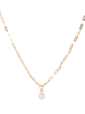 Ruifier - 18kt yellow gold Bond Circle diamond necklace - women - 18kt Yellow Gold - One Size