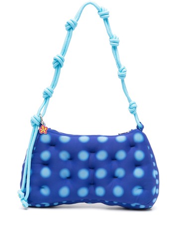 Marshall Columbia - Poppy polka-dot quilted shoulder bag - women - Fabric - One Size - Blue