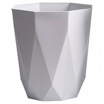 Morningscent 北歐風格 現代經典 八角 花盆  1個  小號(27cmX30cm)  白色