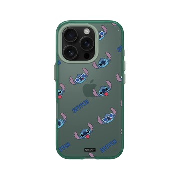 iPhone 16 Pro Clear 憂墨綠 - 迪士尼-史迪奇 Disney Stitch - 史迪奇 Stitch - Cool Pattern