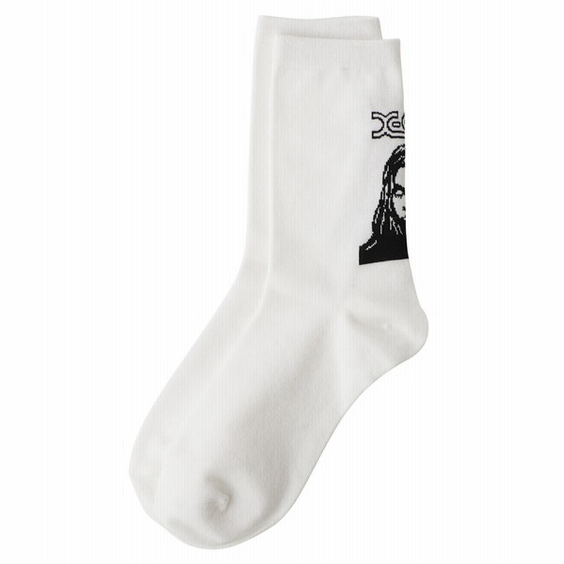 X Girl Face Color Socks Women レッグウェア ソックス 靴下 通販 Lineポイント最大get Lineショッピング