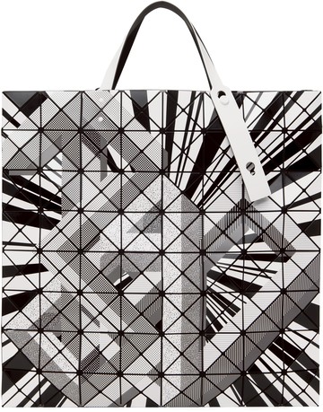 Bao Bao Issey Miyake 黑色 & 白色 Manga 托特包