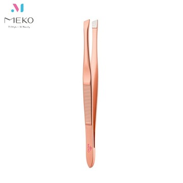 MEKO 完眉PICK絲紋斜口眉毛夾 3H-004【官方旗艦館】