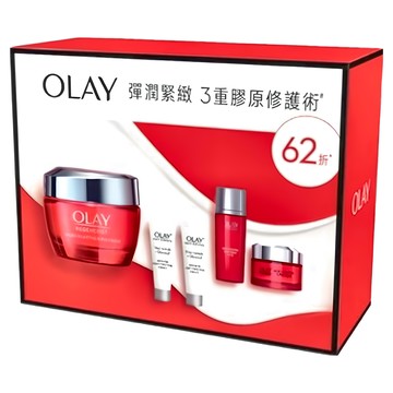 OLAY 歐蕾 彈潤緊緻3重膠原修護套裝組  1盒