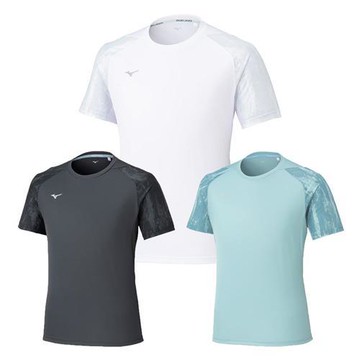 Mizuno 美津濃 短袖上衣 男裝 排汗 白/黑/綠【運動世界】32MAC02501/32MAC02507/32MAC02523