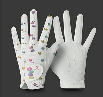 新款高爾夫球手套女士雙手馬卡龍透氣防滑耐 韓國golf用品 潮手套