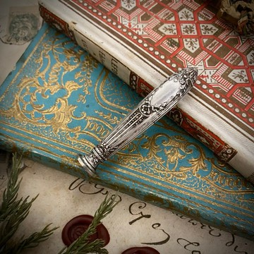 19世紀末 法國純銀密涅瓦印章 Louis XVI Revival 新古典風格