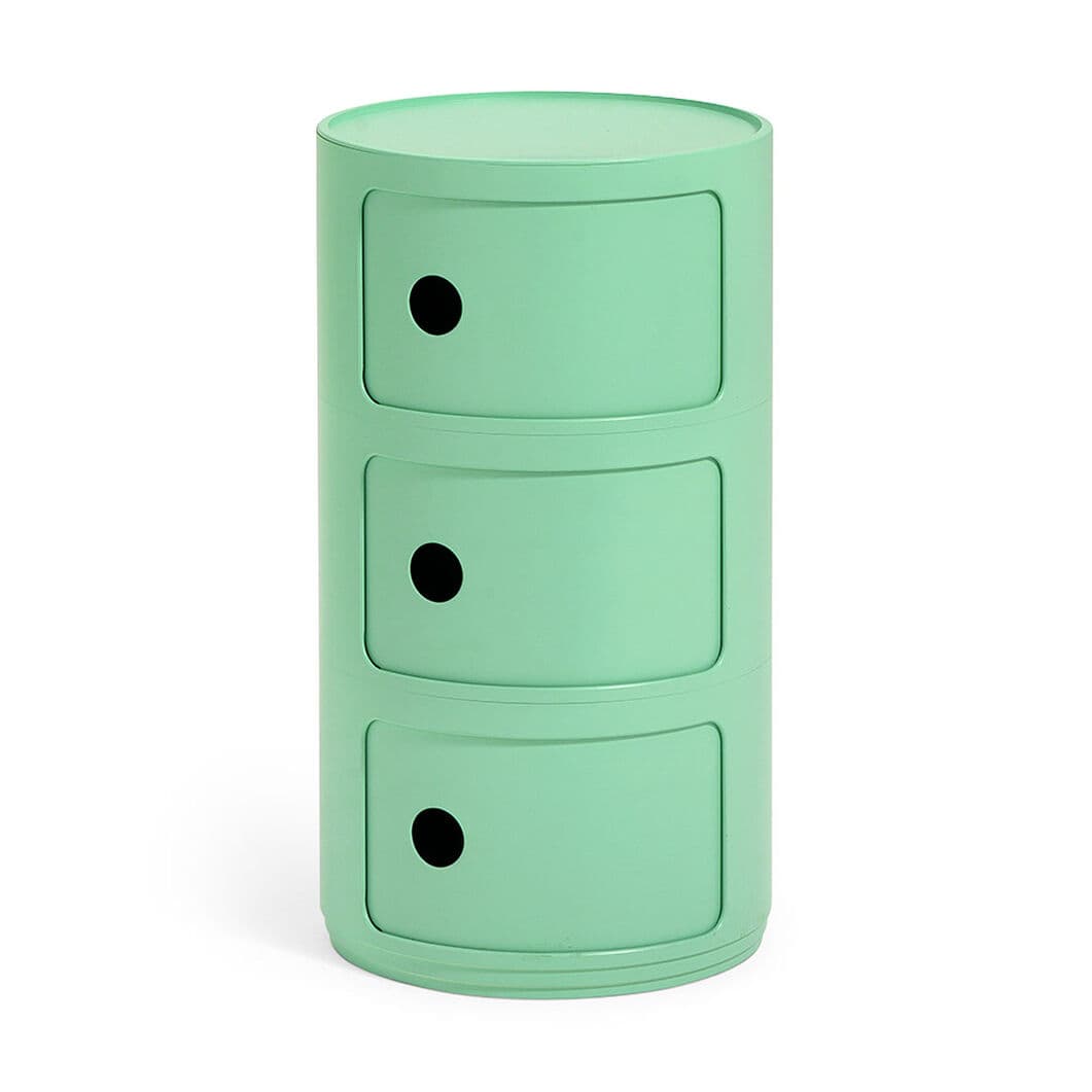 ⭐️カルテル コンポリビニ2段 シルバー色 Kartell - リビング収納