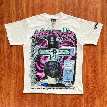 Hellstar path 2 Online T-Shirt 機能男孩電波男女純棉短袖T恤