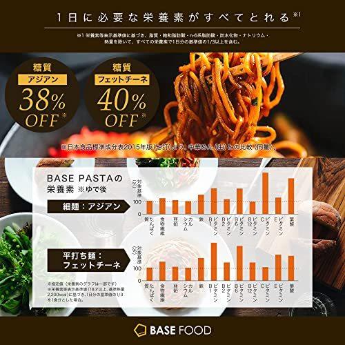 BASE PASTA ベースパスタ アジアン 完全食 完全栄養食 8食セット お試しソース（まぜそば）1食付