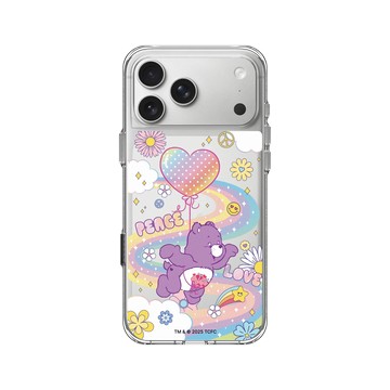 iPhone 17 Pro Max Clear Case（相機按鈕） 透明 - Care Bears - 翱翔天際