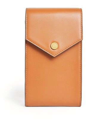 Harrods Leather Phone Pouch Cross-Body Bag