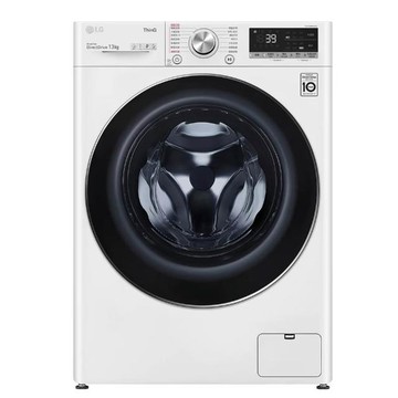【LG 樂金】13公斤蒸洗脫WiFi滾筒洗衣機 冰磁白WD-S13VBW加贈LINE九陽恆溫暖杯墊