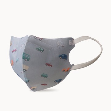 一心婦幼|一心一罩 兒童3D醫用口罩-小童 車車妙世界(12入/袋)