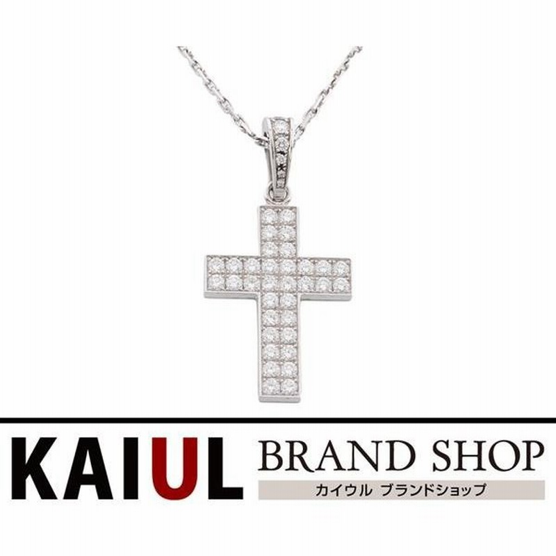 カルティエ クロス ダイヤ ネックレス Wg ホワイトゴールド 18k ペンダント チャーム アクセサリー Saランク 通販 Lineポイント最大0 5 Get Lineショッピング