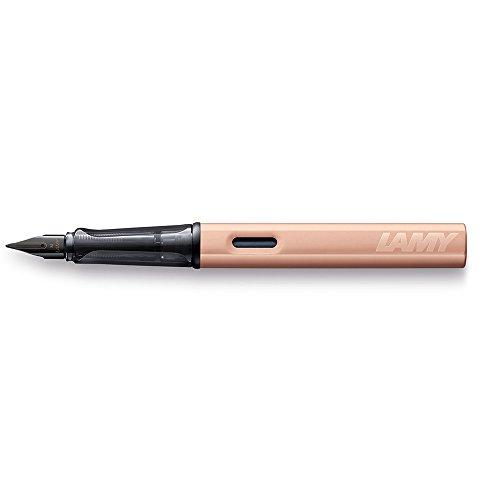 LAMY ラミー 万年筆 F 細字 ルクス ローズゴールド L76-F 両用式 正規輸入品