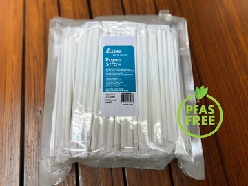 diseno 六小時不溶紙飲管(200支獨立包裝)(7x200mm) by Soilable