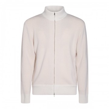 Lardini - White Wool Knitwear L