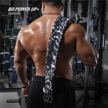 BD健美站運動護腰帶男士專業深蹲硬拉舉重訓練帆布健身腰帶