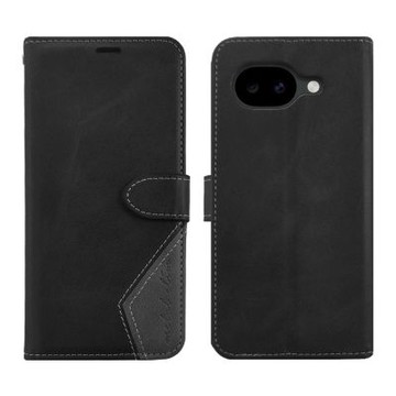 Metal-Slim Google Pixel 10a 時尚撞色前扣磁吸內層卡夾雙料皮套