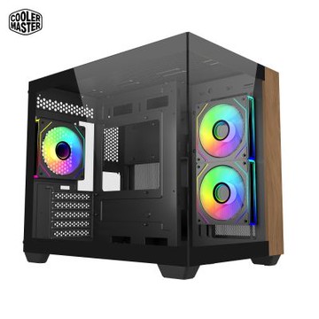 Cooler Master Elite 481 全景玻璃 ARGB 機殼 黑色