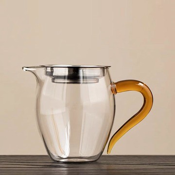 心隔日💥公道杯玻璃加厚耐熱分茶器高檔過濾泡茶茶具日式茶海公杯茶漏茶器